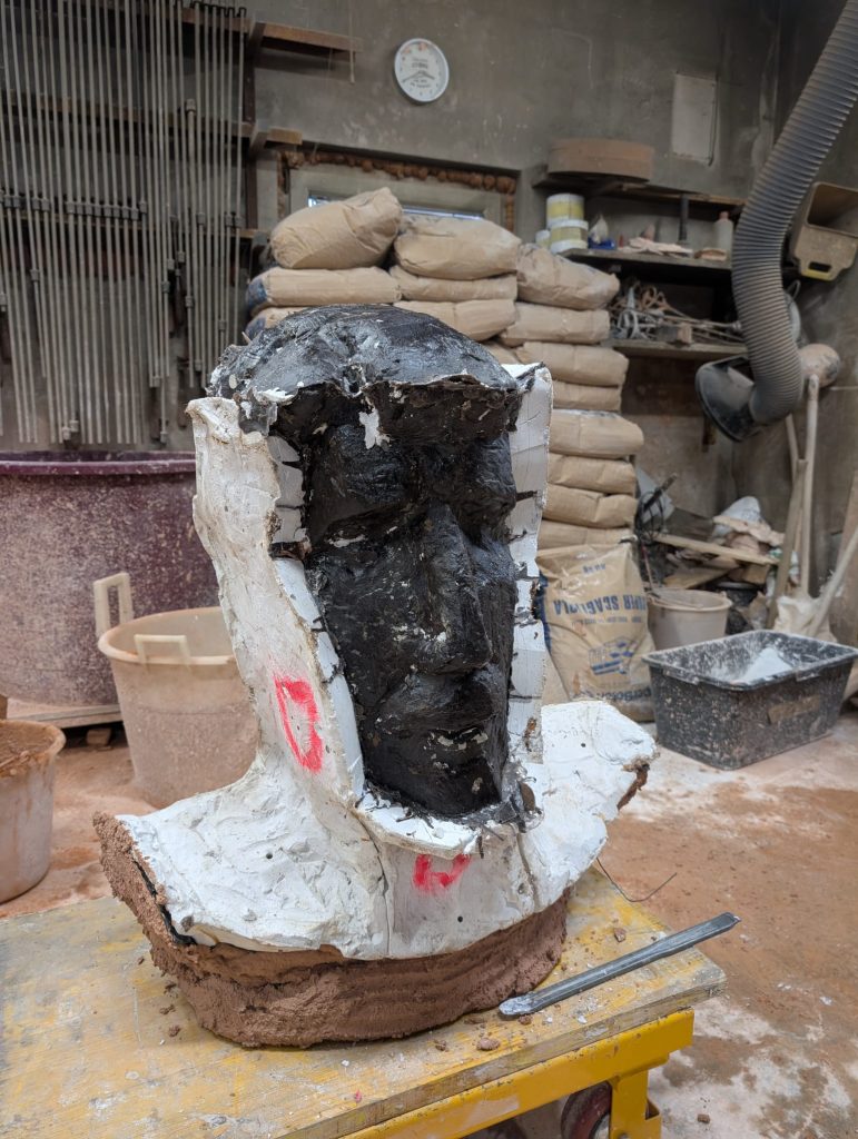 Voščeni model glave